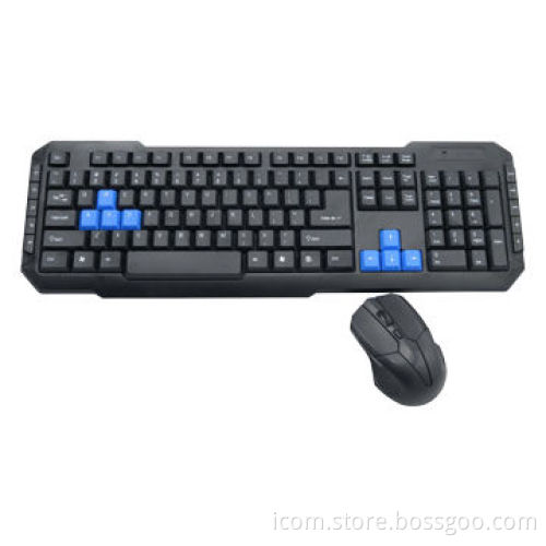 Keyboard with 104 Standard Keys and 10 Enhanced Hotkeys, 800dpi Mouse Resolution